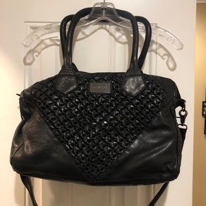 Day & Mood Black Leather Purse
